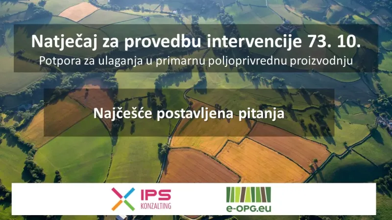 Novi webinar za poljoprivrednike: Sve ključne informacije o intervenciji 73. 10.
